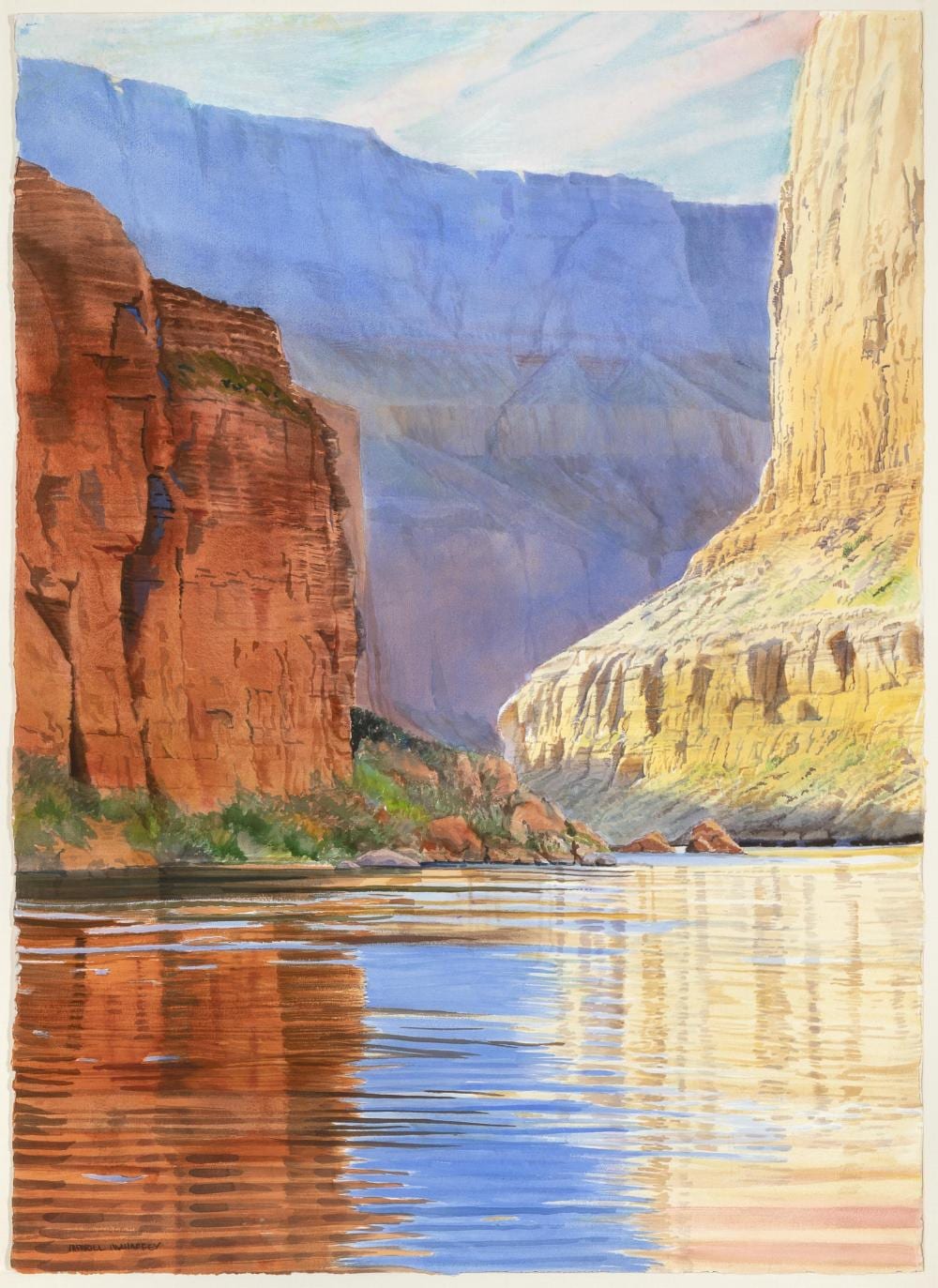 Merrill Dean Mahaffey comparable auction result: merrill dean mahaffey bright angel afternoon