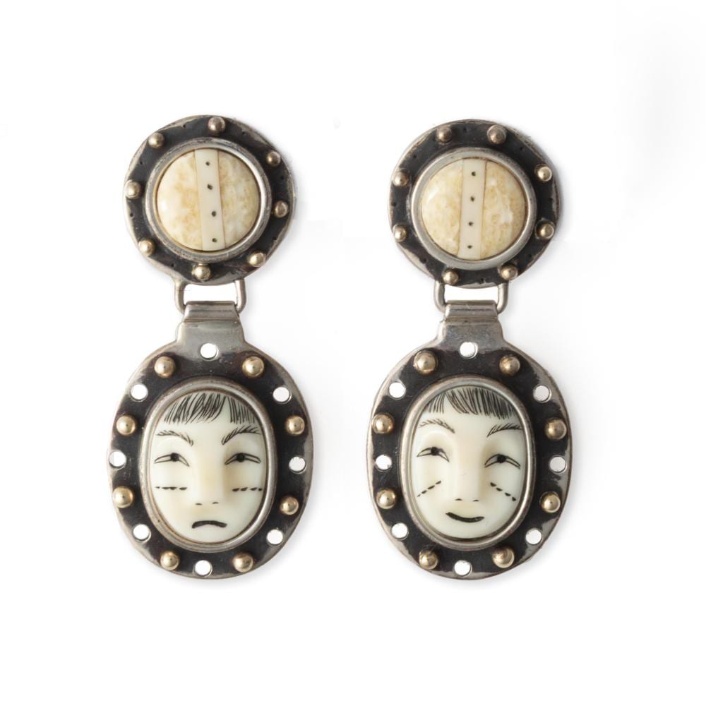 denise wallace sun moon earring set 1995 · Santa Fe Art Auction · 2025-11-07 Denise Wallace comparable auction result: denise wallace sun moon earring set 1995