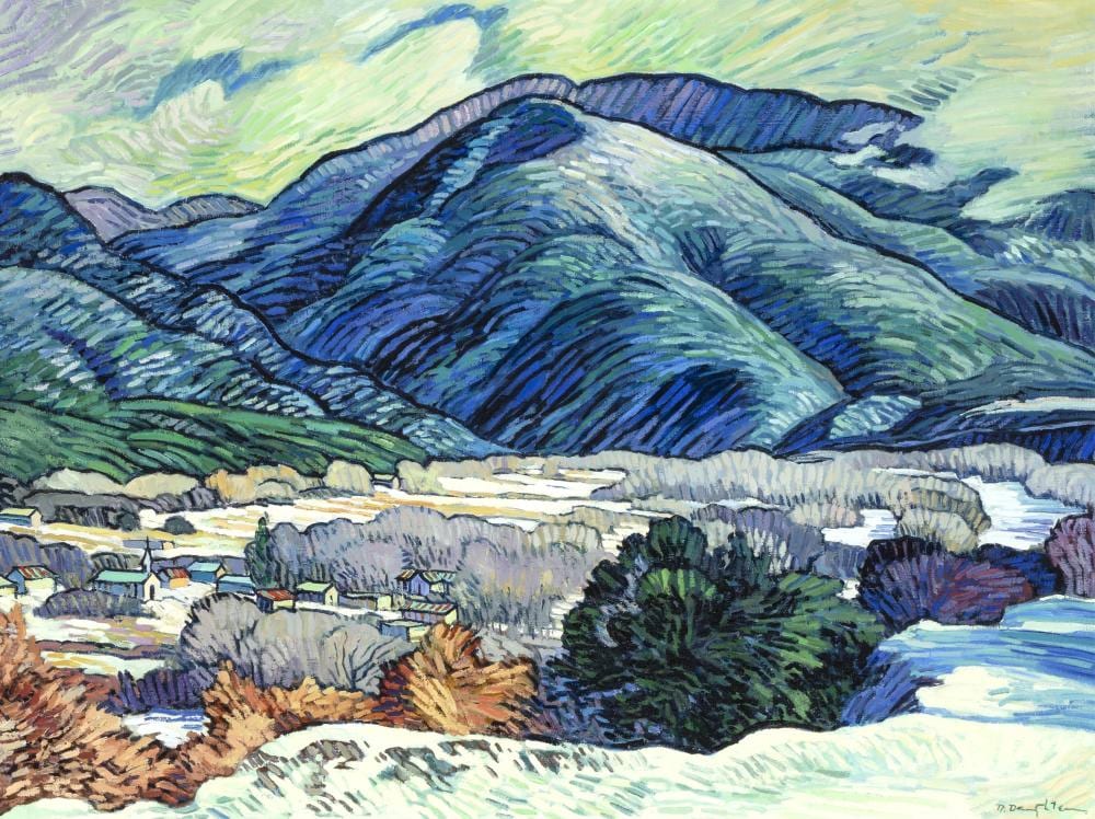 robert a daughters view of valdez · Santa Fe Art Auction · 2025-11-08 Robert A. Daughters comparable auction result: robert a daughters view of valdez