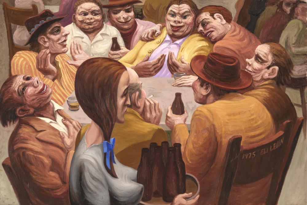 eli levin dirty joke 1975 · Santa Fe Art Auction · 2025-11-08 Eli Levin comparable auction result: eli levin dirty joke 1975