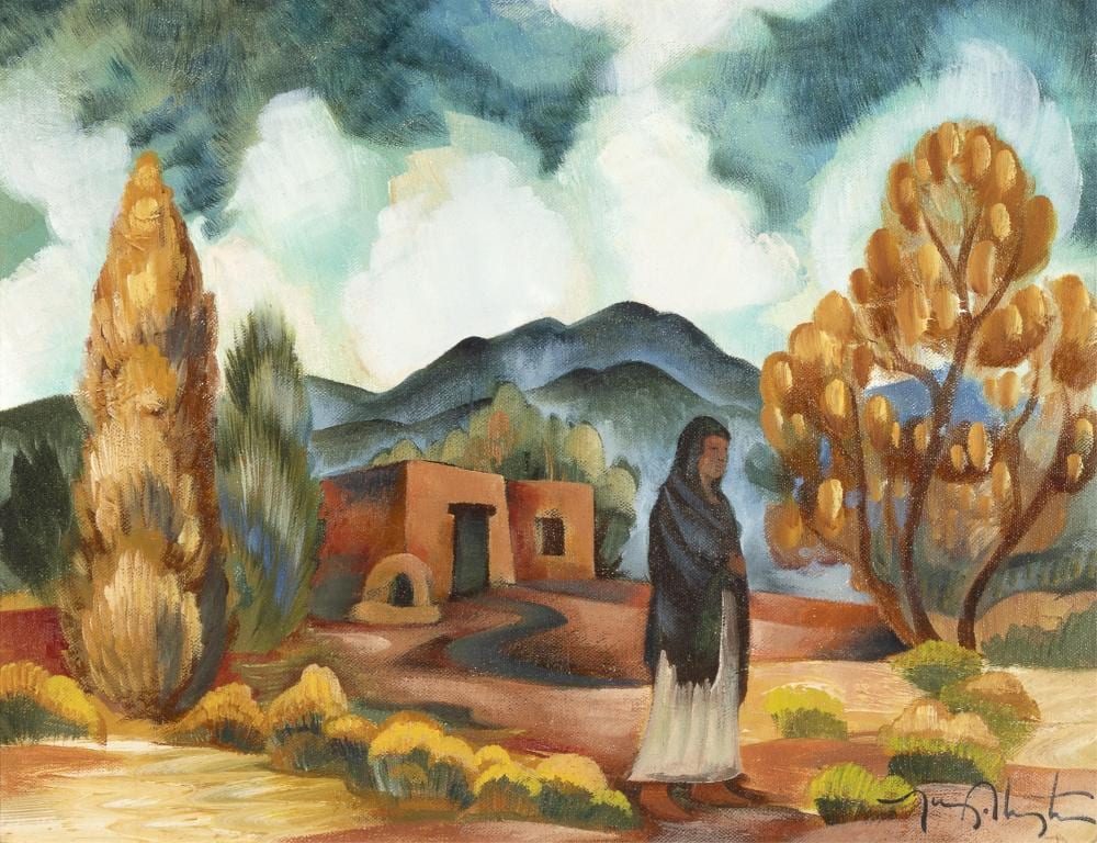Tony Abeyta comparable auction result: tony abeyta solitary walk 2008