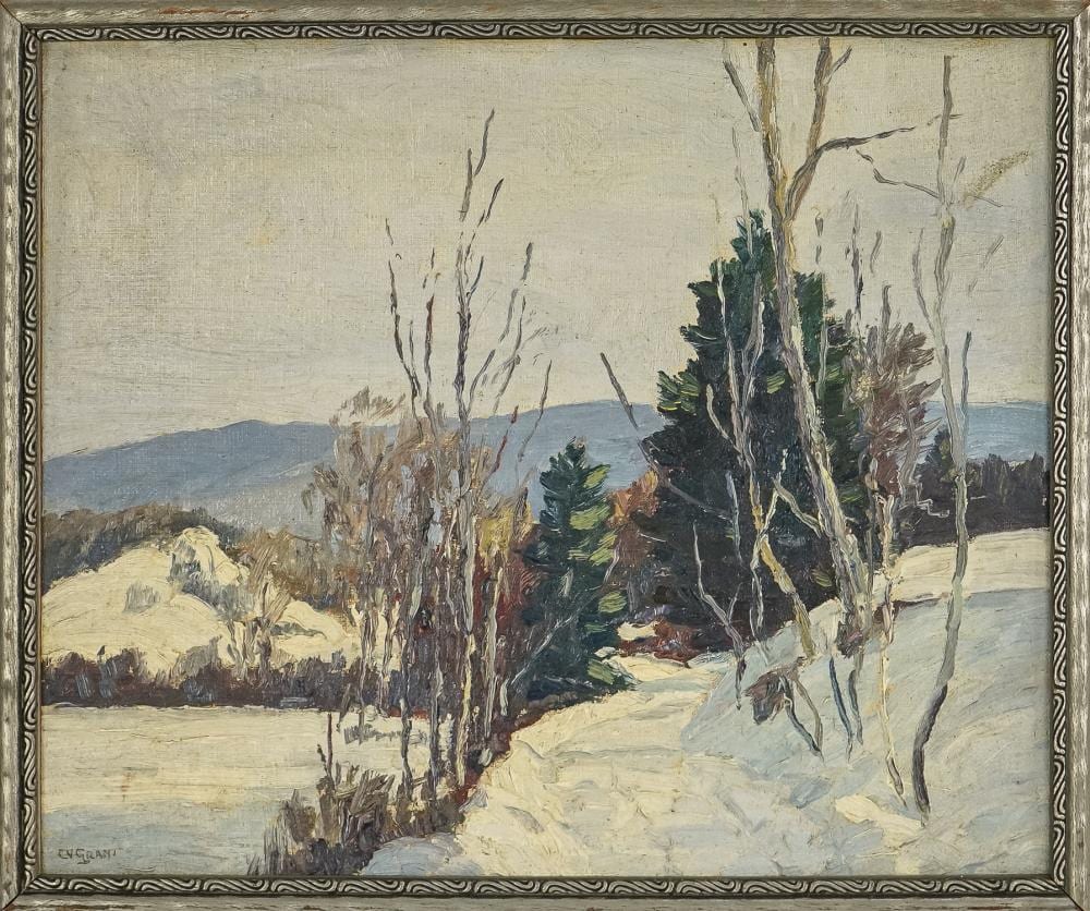 Cecil Vezin Grant comparable auction result: cecil vezin grant vt 1880 1953 winter s bite