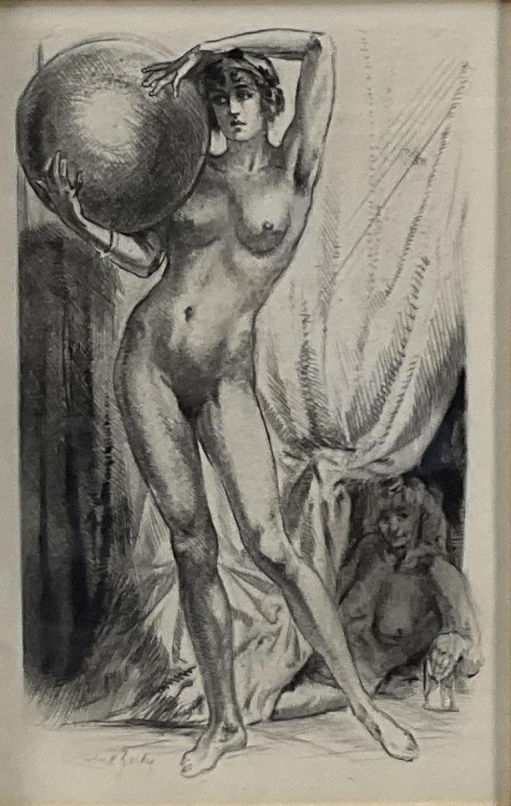 Almery Lobel-Riche comparable auction result: almery lobel riche etching print on paper