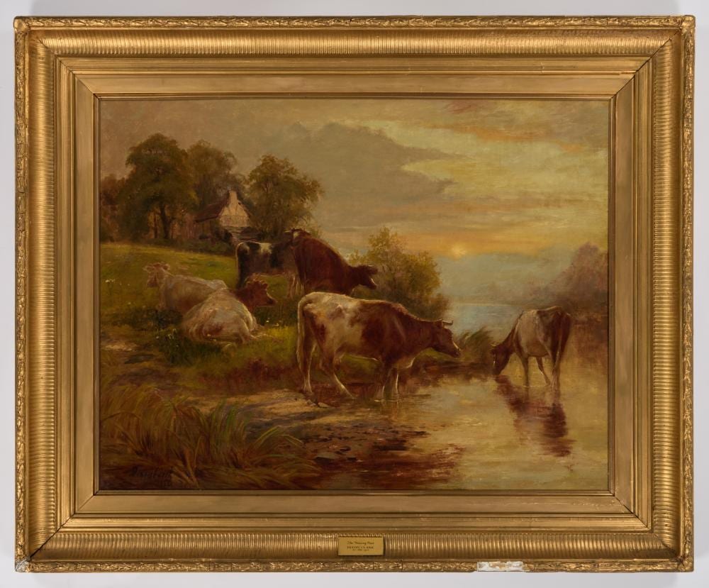 Joseph Dixon Clark comparable auction result: joseph dixon clark 1849 1944 the watering place