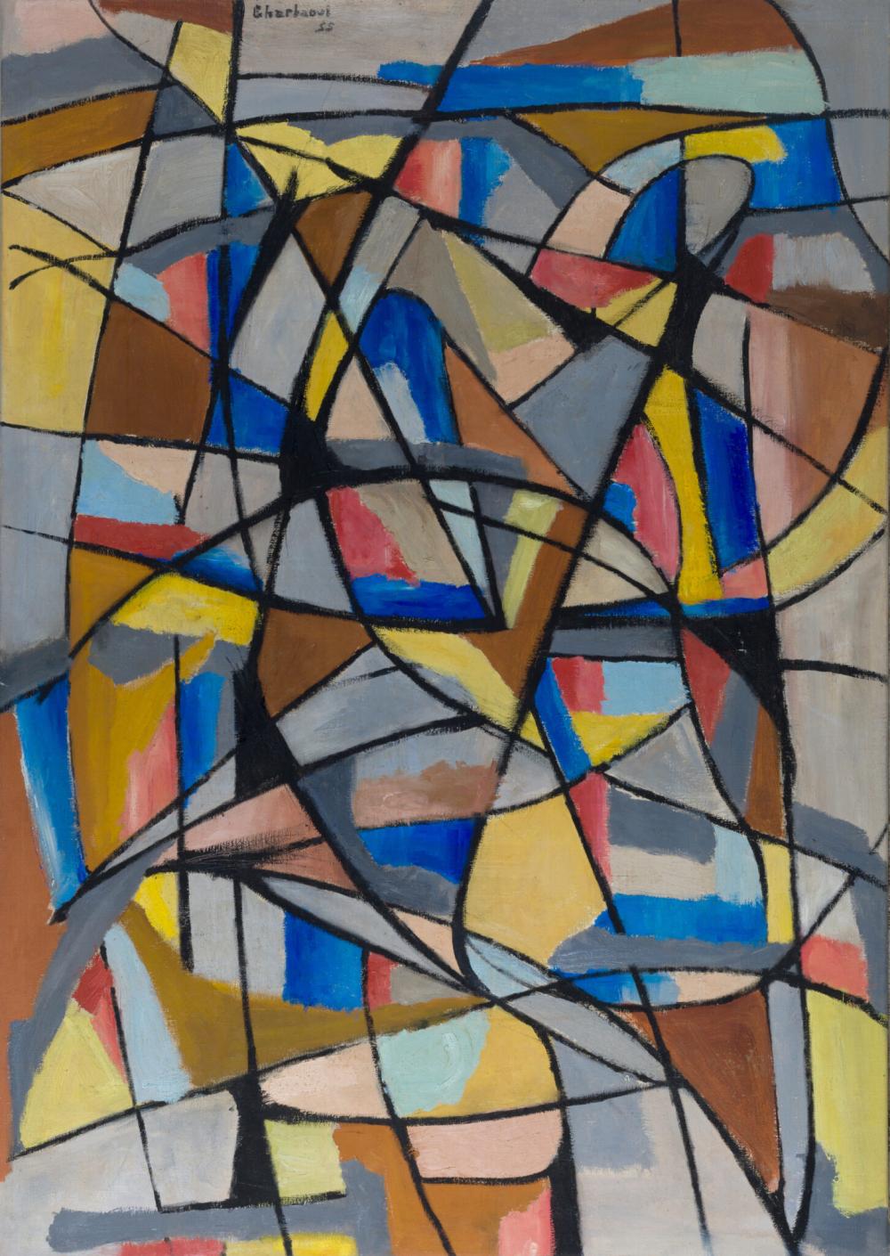 Jilali Gharbaoui comparable auction result: jilali gharbaoui 1930 1971 untitled 1955