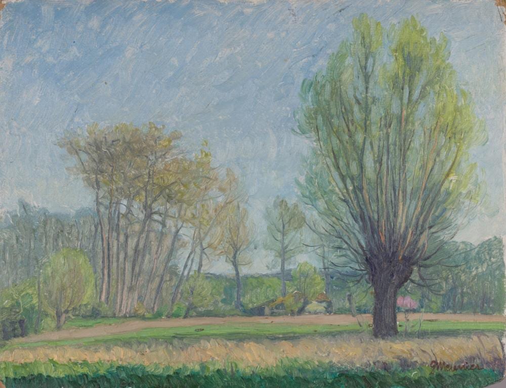 Georges Meunier comparable auction result: georges meunier 1869 1942 landscape with willow