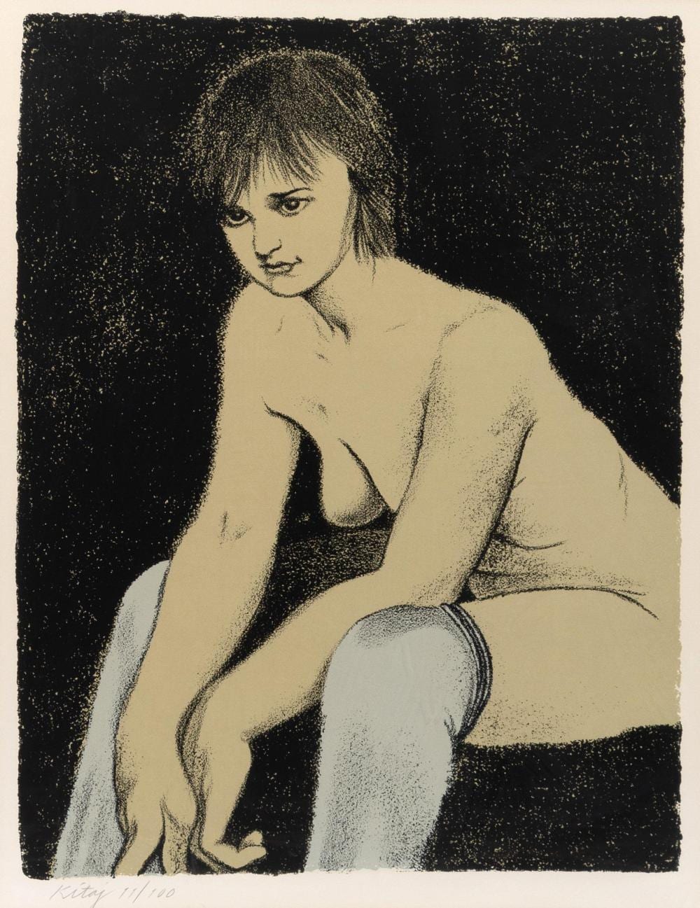 Ronald Brooks Kitaj comparable auction result: ronald brooks kitaj 1932 2007