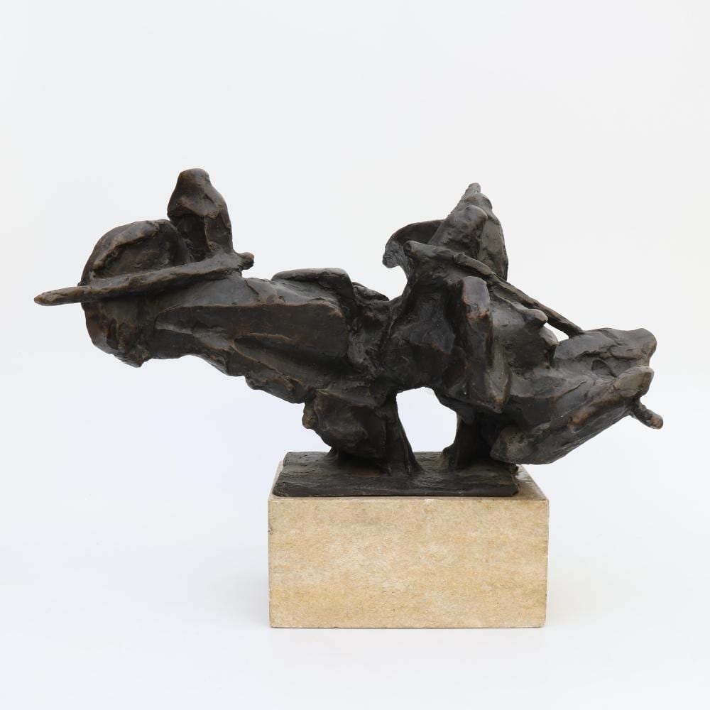 Eric Claus comparable auction result: eric claus geb 1936 bruin gepatineerd bronzen sculptuur vogels in vlucht