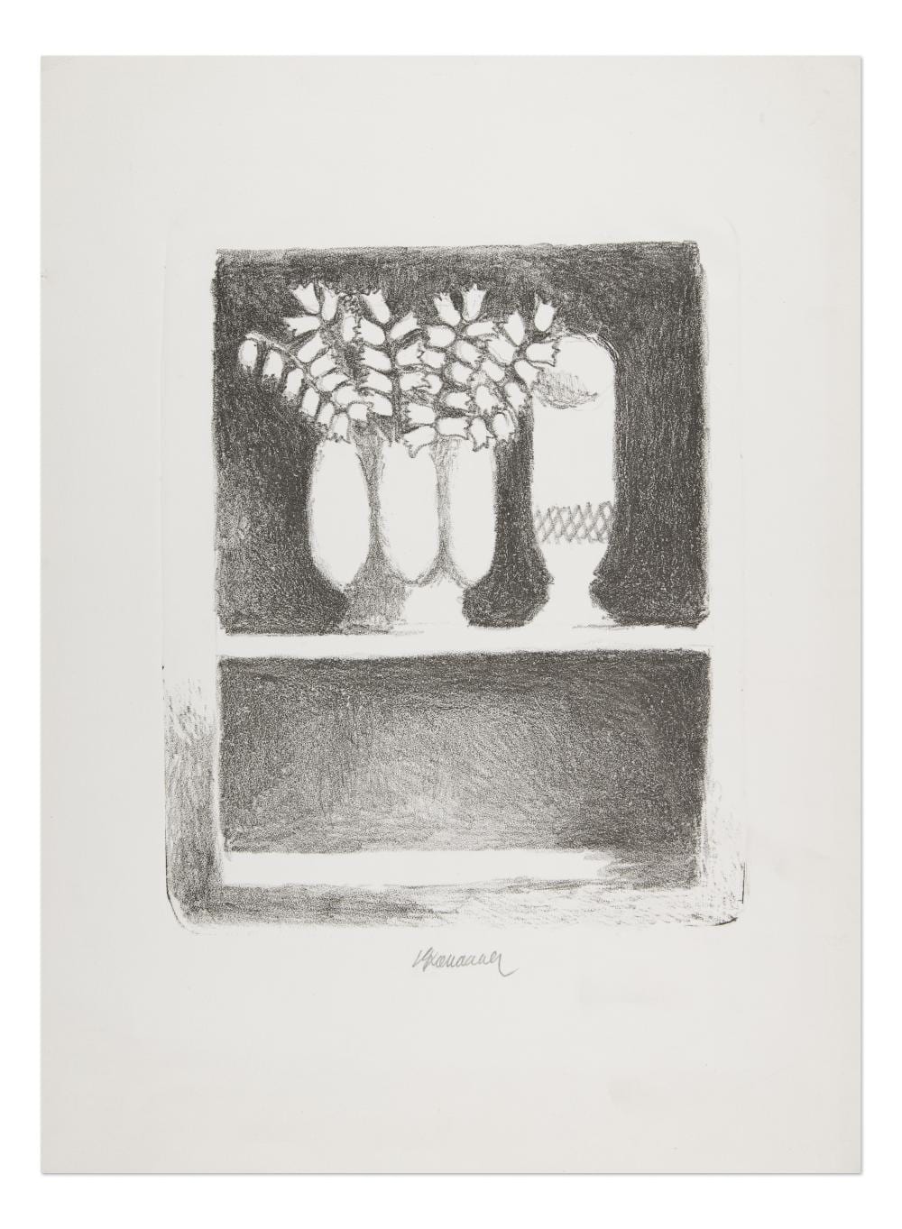 vladim r kom rek czech bohemian 1928 2002 still life with lilies of the valley and a cup · Einszwei Gallery · 2025-11-18 Vladimír Komárek comparable auction result: vladim r kom rek czech bohemian 1928 2002 still life with lilies of the valley and a cup