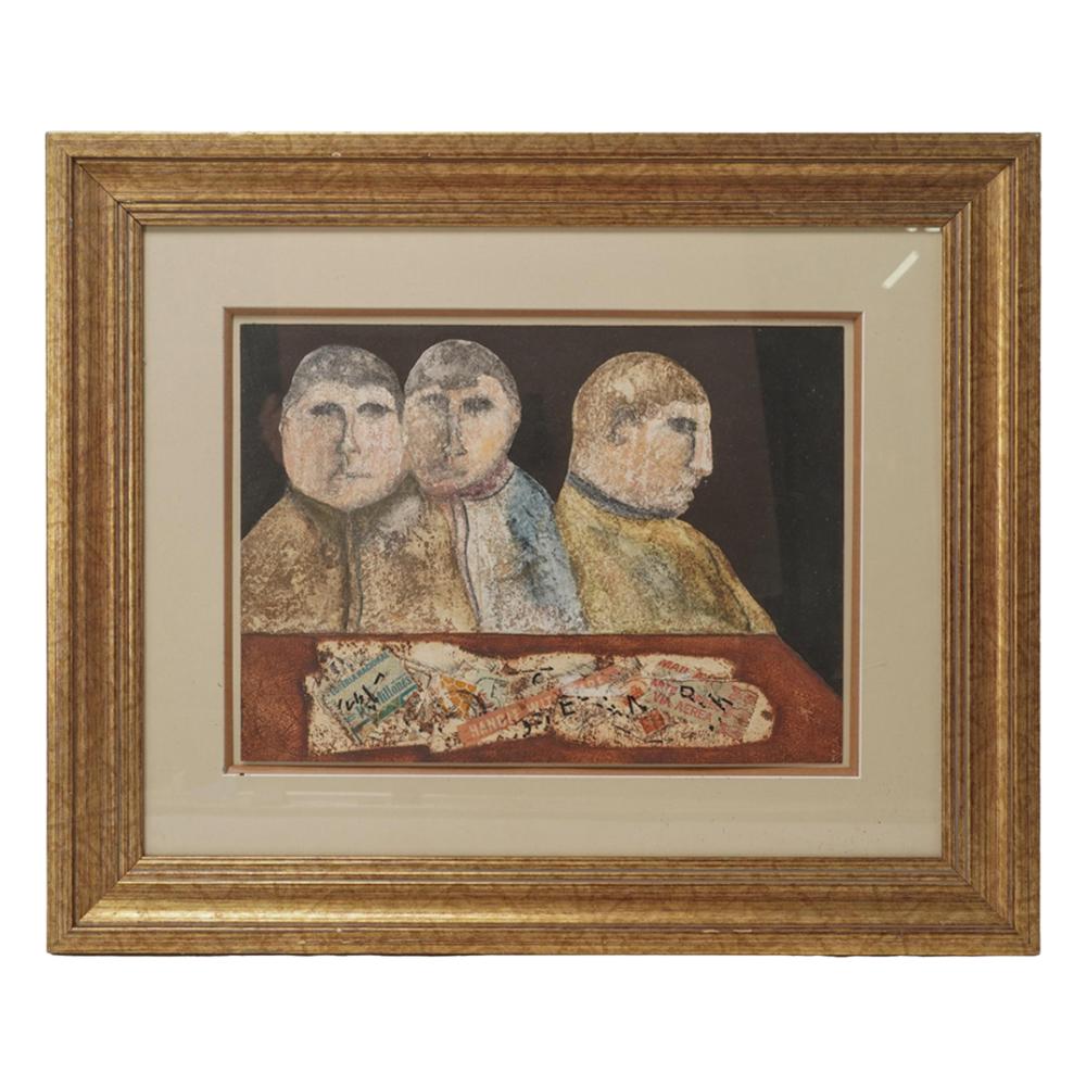 Ramon Carulla comparable auction result: ramon carulla cuban b 1936 mixed media painting