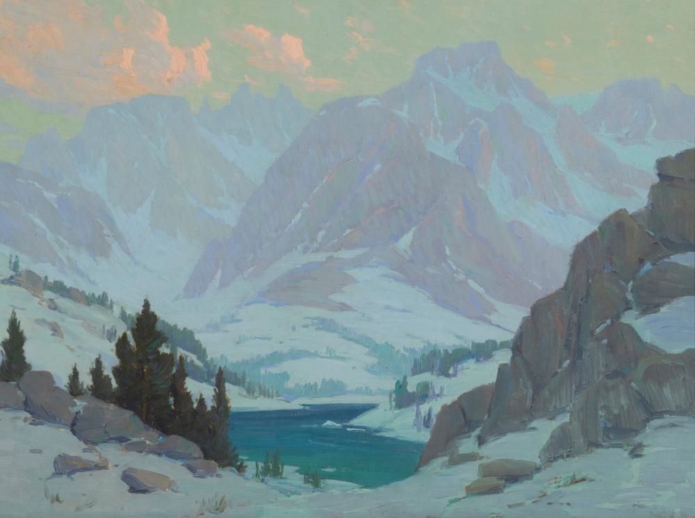 Elmer Wachtel comparable auction result: elmer wachtel 1864 1929 lake in the eastern sierras 1924