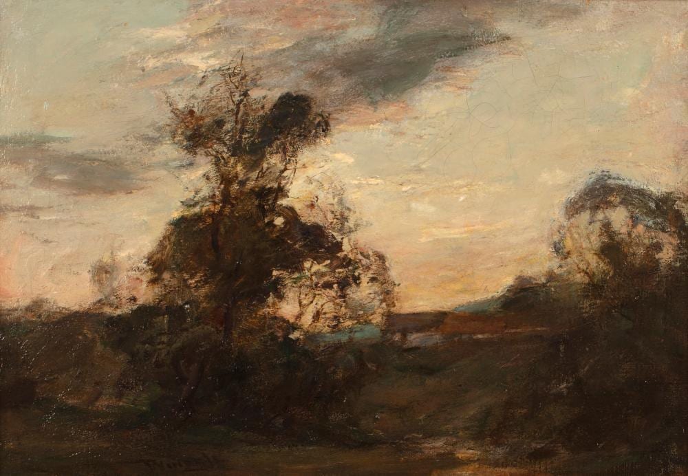james lawton wingate 1846 1924 country landscape with cottage at dusk signed oil on canvas 33 x 49cm · Mallams · 2025-10-22 James Lawton Wingate comparable auction result: james lawton wingate 1846 1924 country landscape with cottage at dusk signed oil on canvas 33 x 49cm