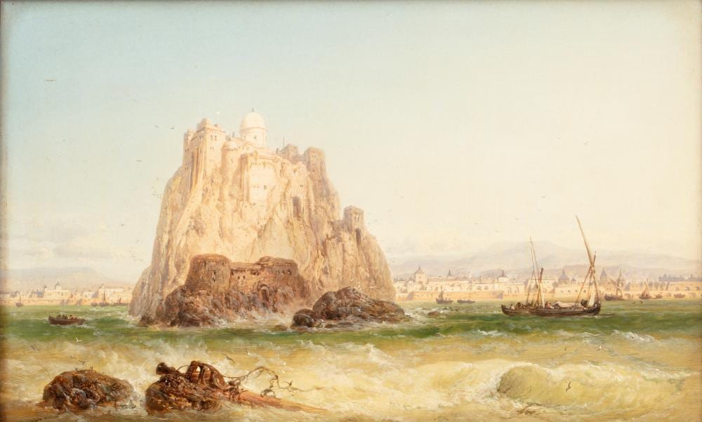 James (1825) Webb comparable auction result: james webb c 1825 1895 ischia and dinard signed oils on panel a pair 24 5 x 41cm in rosewood frames 2