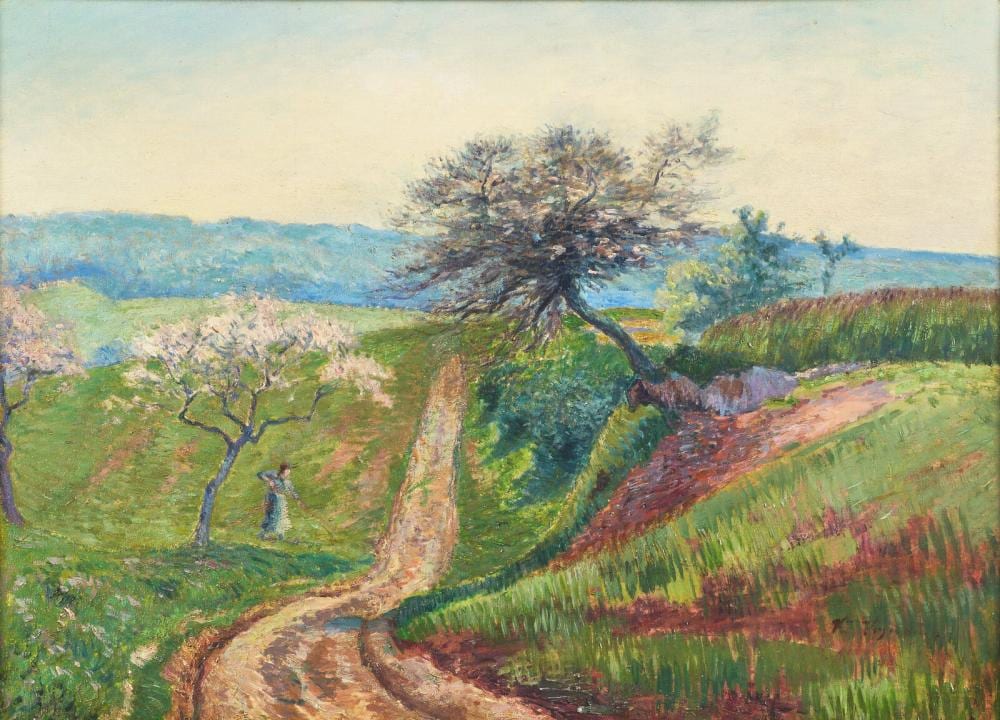 Victor Alfred Paul Vignon comparable auction result: victor alfred paul vignon french 1847 1909 chemin montant