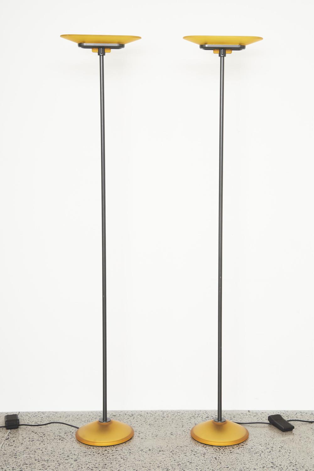 Perry King comparable auction result: perry king british 1938 2020 pair of jill a380 floor lamps designed 1977 height 193 5 cm each