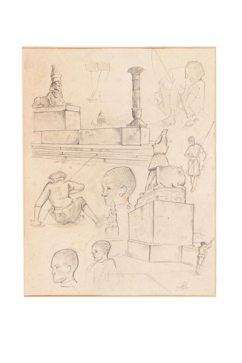 Mstislav Valerianovic Dobuzinskij comparable auction result: mstislav valerianovic dobuzinskij 1875 1957