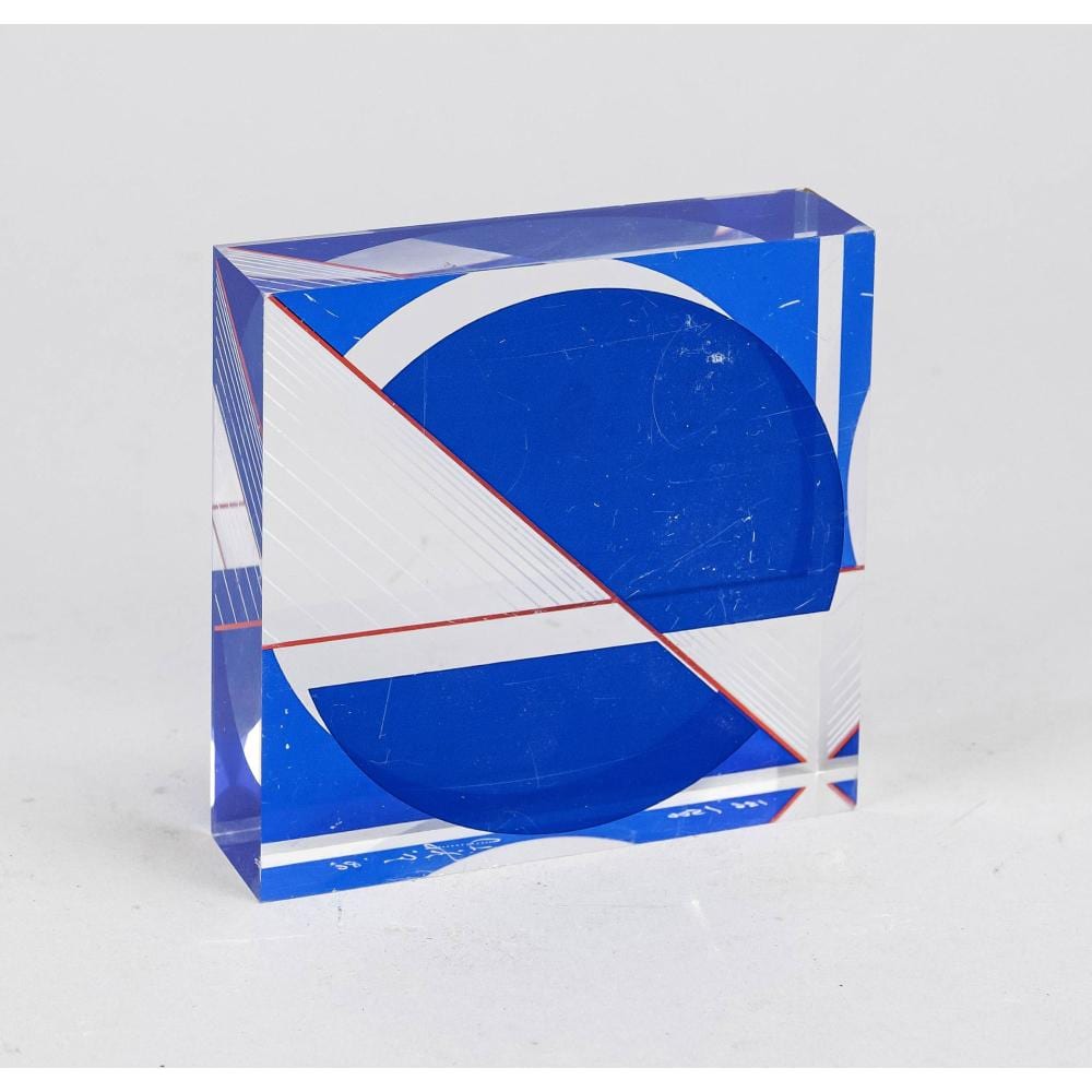 Friedrich Geiler comparable auction result: friedrich geiler 1946 op art objec