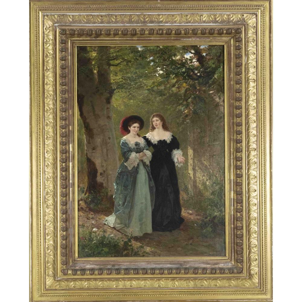 Wilhelm Amberg comparable auction result: wilhelm amberg 1822 1899 student of