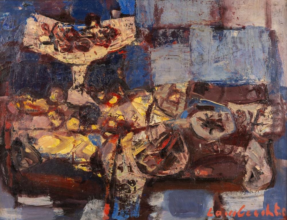 Constant Lambrecht comparable auction result: constant lambrecht 1915 1993 composition oil on panel