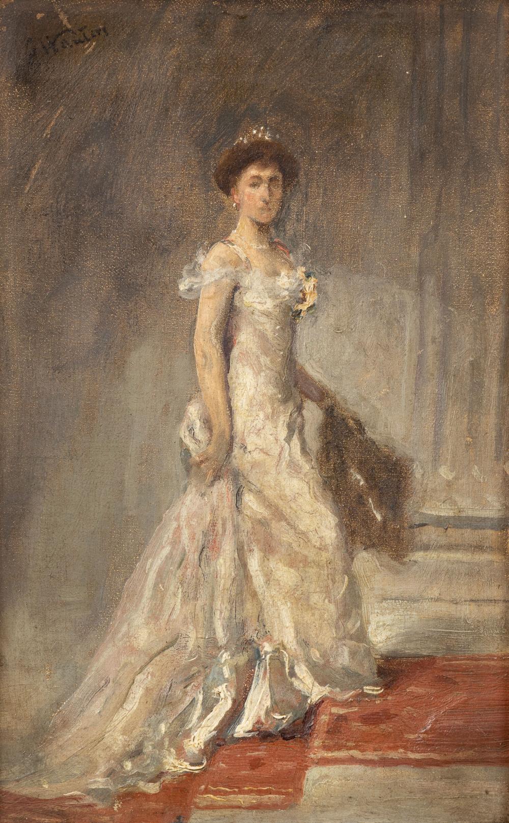 Emile Charles Wauters comparable auction result: emile charles wauters 1846 1933 princess clementina oil on canvas