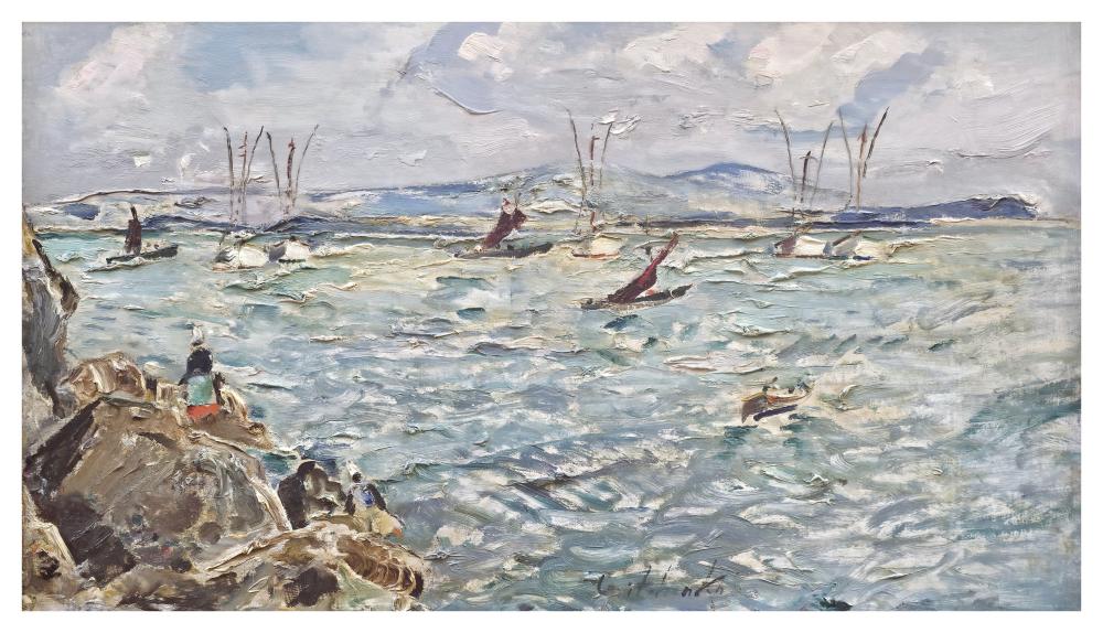Alexis Gritchenko comparable auction result: alexis gritchenko 1883 1977 baie de douarnenez