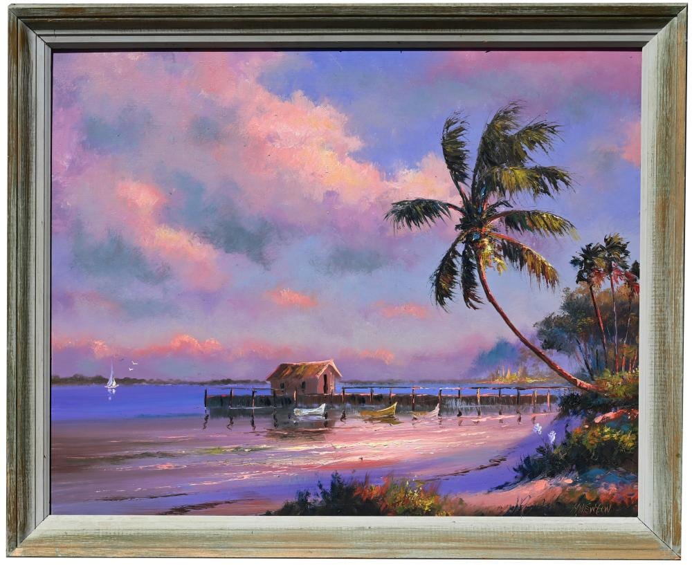 Harold Newton comparable auction result: harold newton 1934 1994 highwaymen sunset