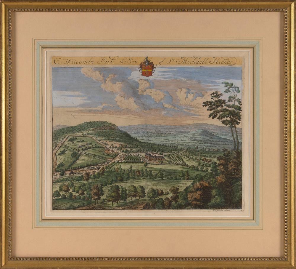 Johannes Kip comparable auction result: jan kip the netherlands 1653 1722 witcombe park the seat of sir michael hickes hand colored engraving 14 5 x 18 sight framed 23 5 x 26