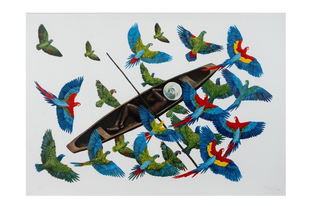 Pedro Ruíz (1957) Otro perezoso con suerte, 2025 Obra gráfica Ed. P/A comparable sale