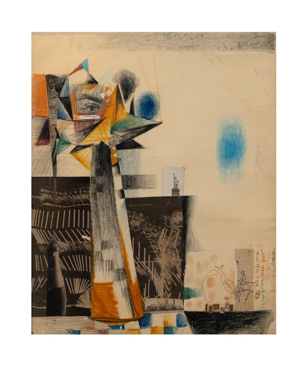 Enrique Grau Araújo comparable auction result: enrique grau 1920 2004 s t sf mixta sobre papel medidas 57 x 46 cm