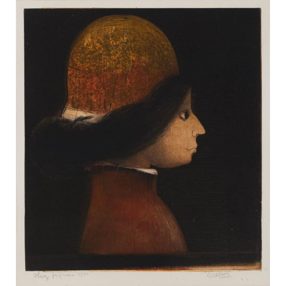 Mauricio Lasansky comparable auction result: mauricio lasansky 1914 2012 study of jimena 1961