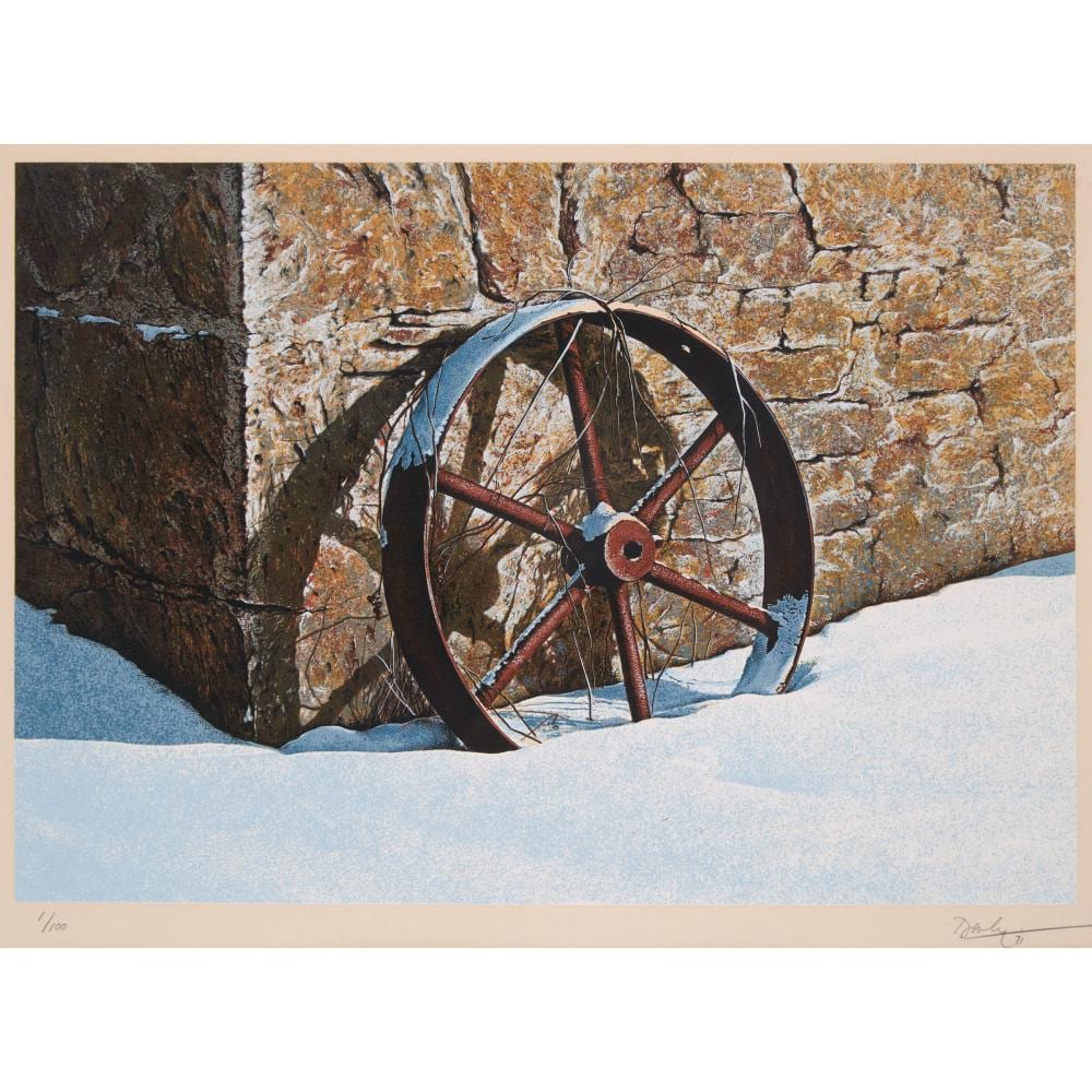 Ken Danby comparable auction result: ken danby 1940 2007 mill wheel 1971