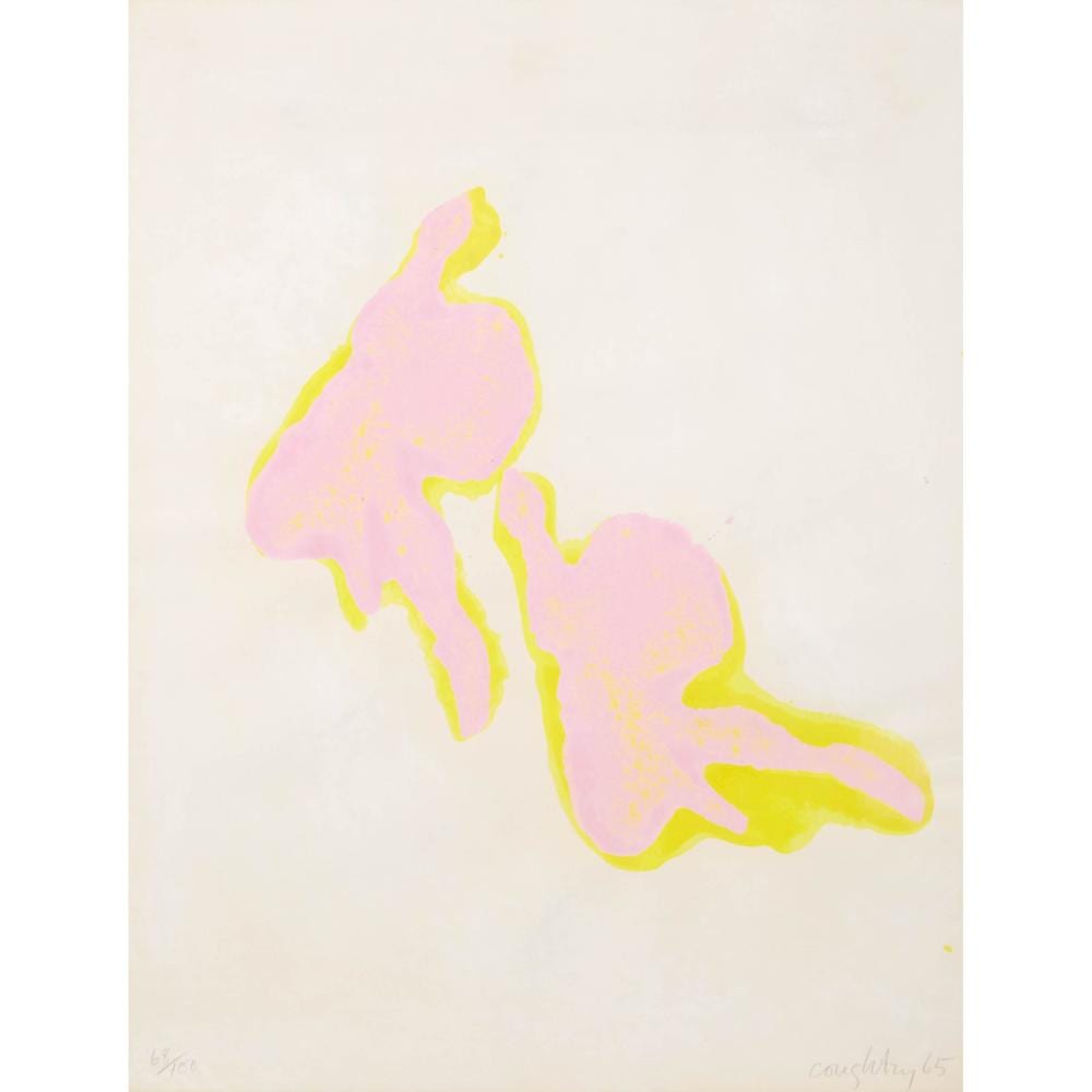 Graham Coughtry comparable auction result: graham coughtry 1931 1999 untitled plate 3 from graphics toronto 20 1965 68