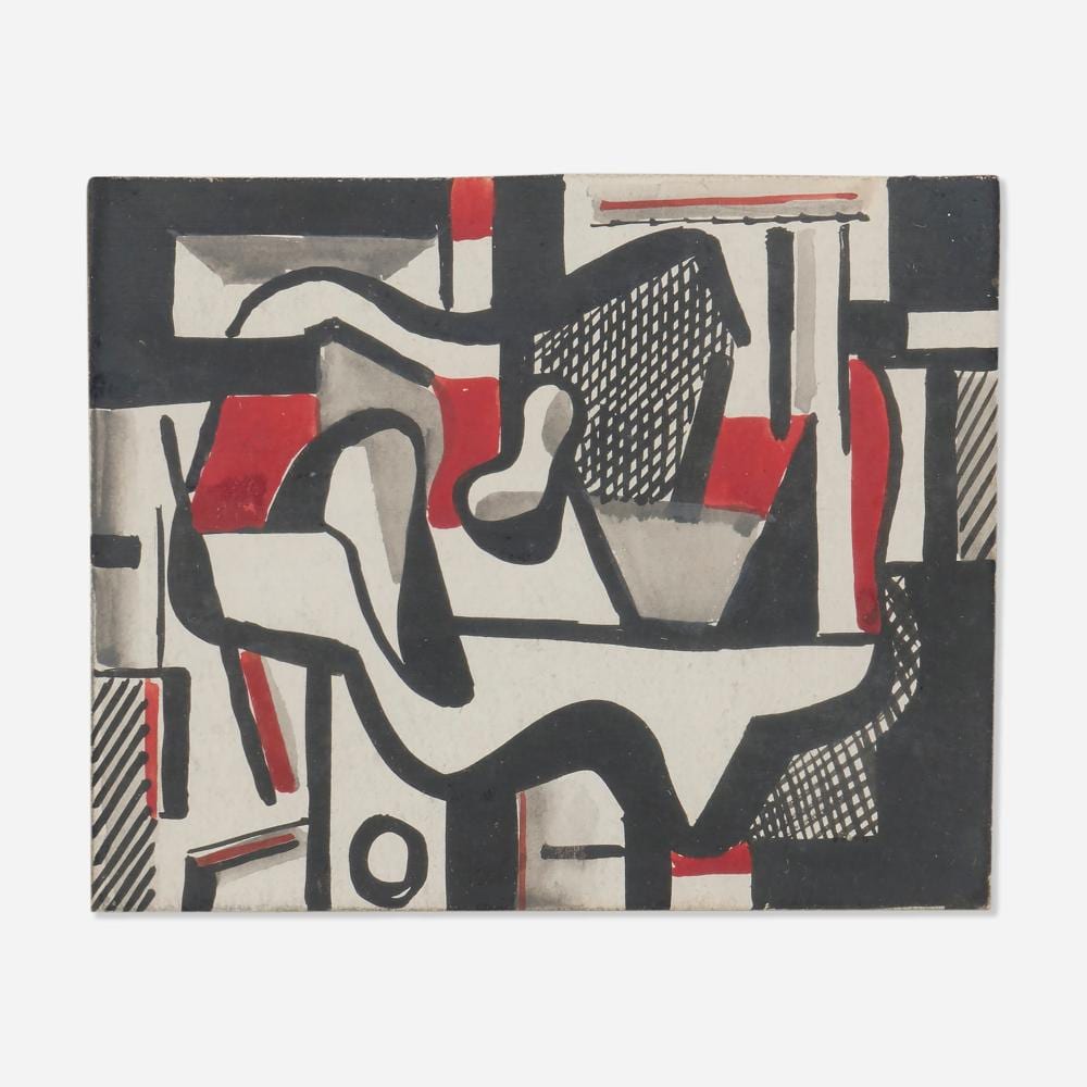 Vaclav Vytlacil comparable auction result: vaclav vytlacil untitled