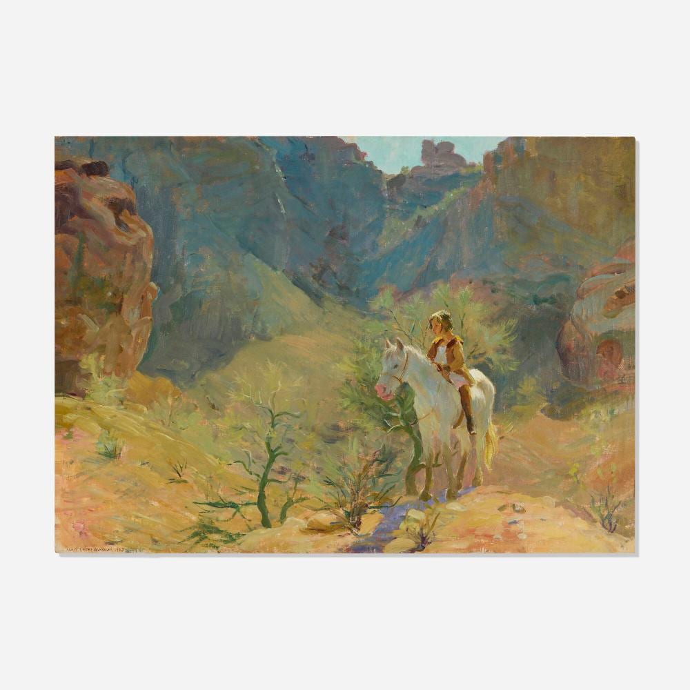 Adam Emory Albright comparable auction result: adam emory albright southwest canyon ride