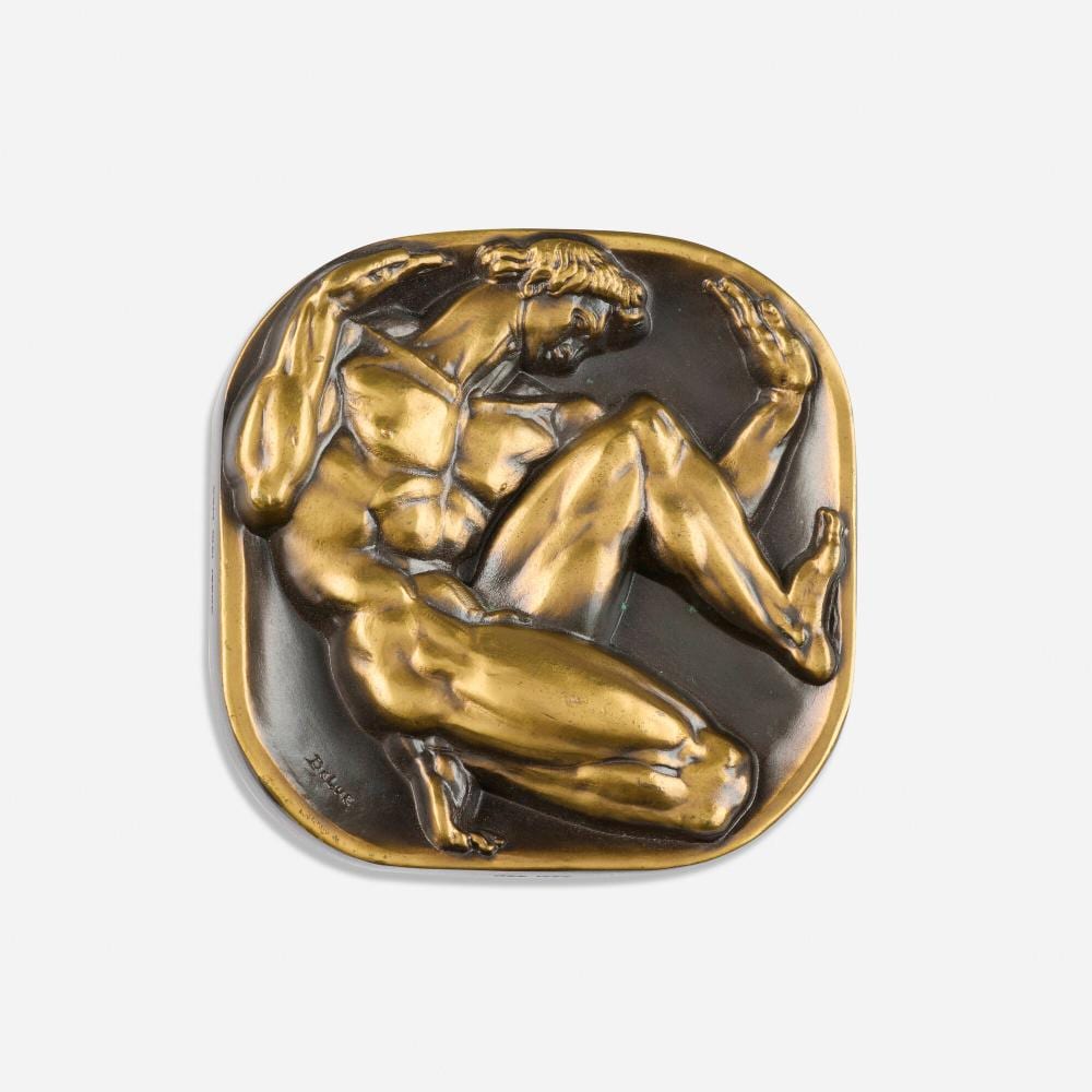 Donald DeLue comparable auction result: donald de lue bursting the bounds medal
