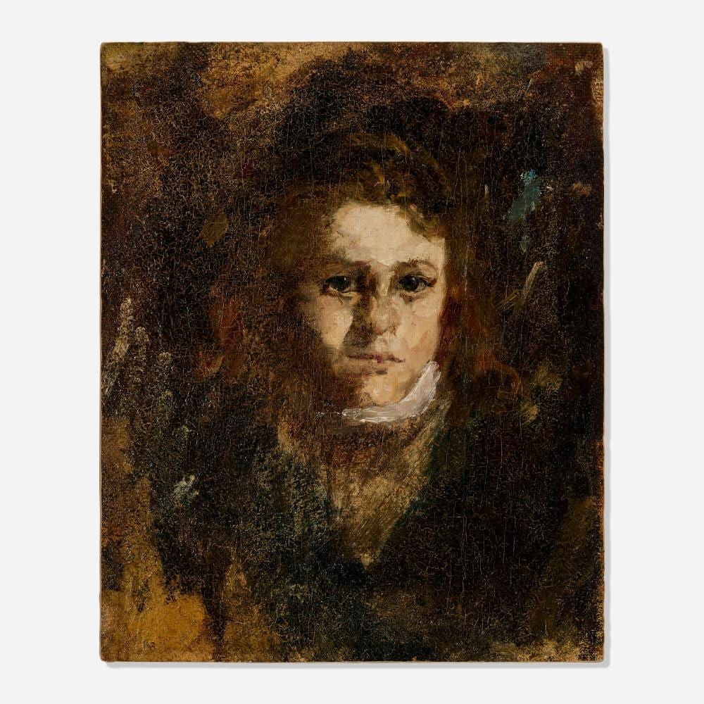 frank duveneck head of a child · Toomey & Co. Auctioneers · 2025-10-28 Frank Duveneck comparable auction result: frank duveneck head of a child
