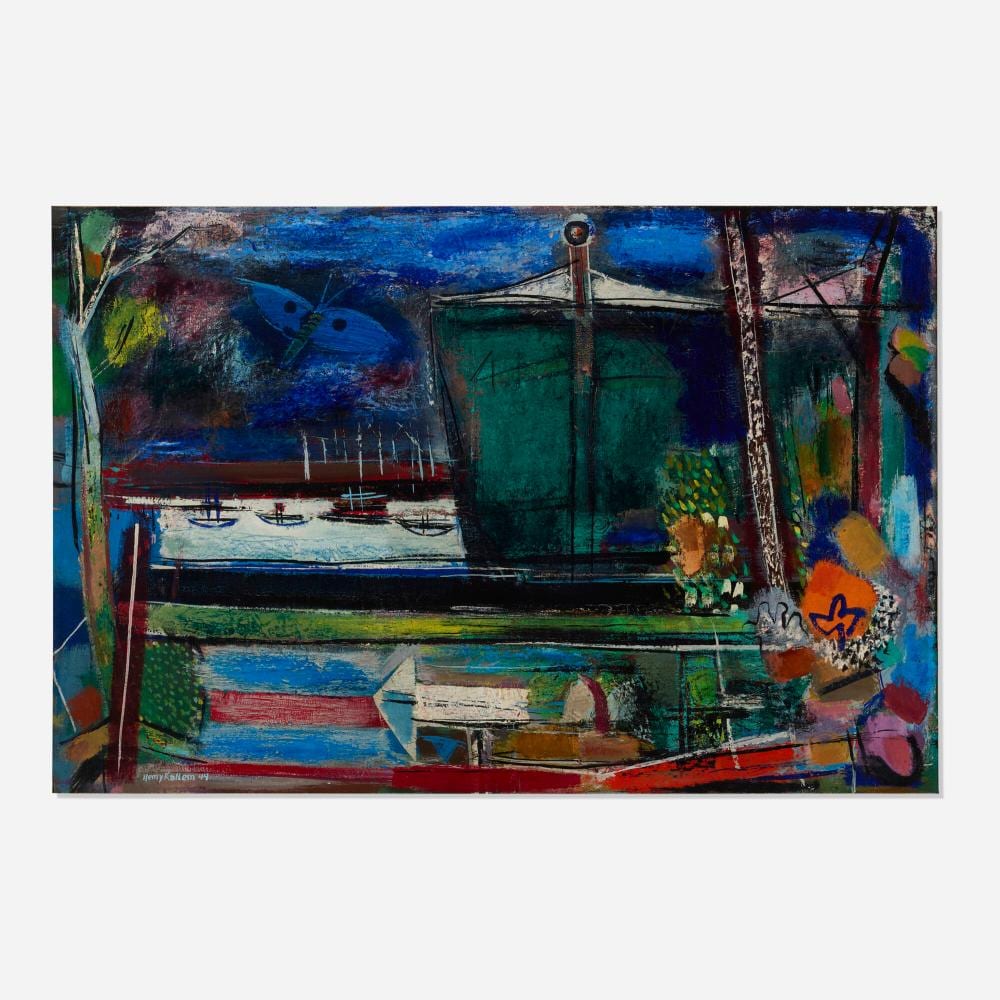 henry kallem untitled · Toomey & Co. Auctioneers · 2025-10-28 Henry Kallem comparable auction result: henry kallem untitled