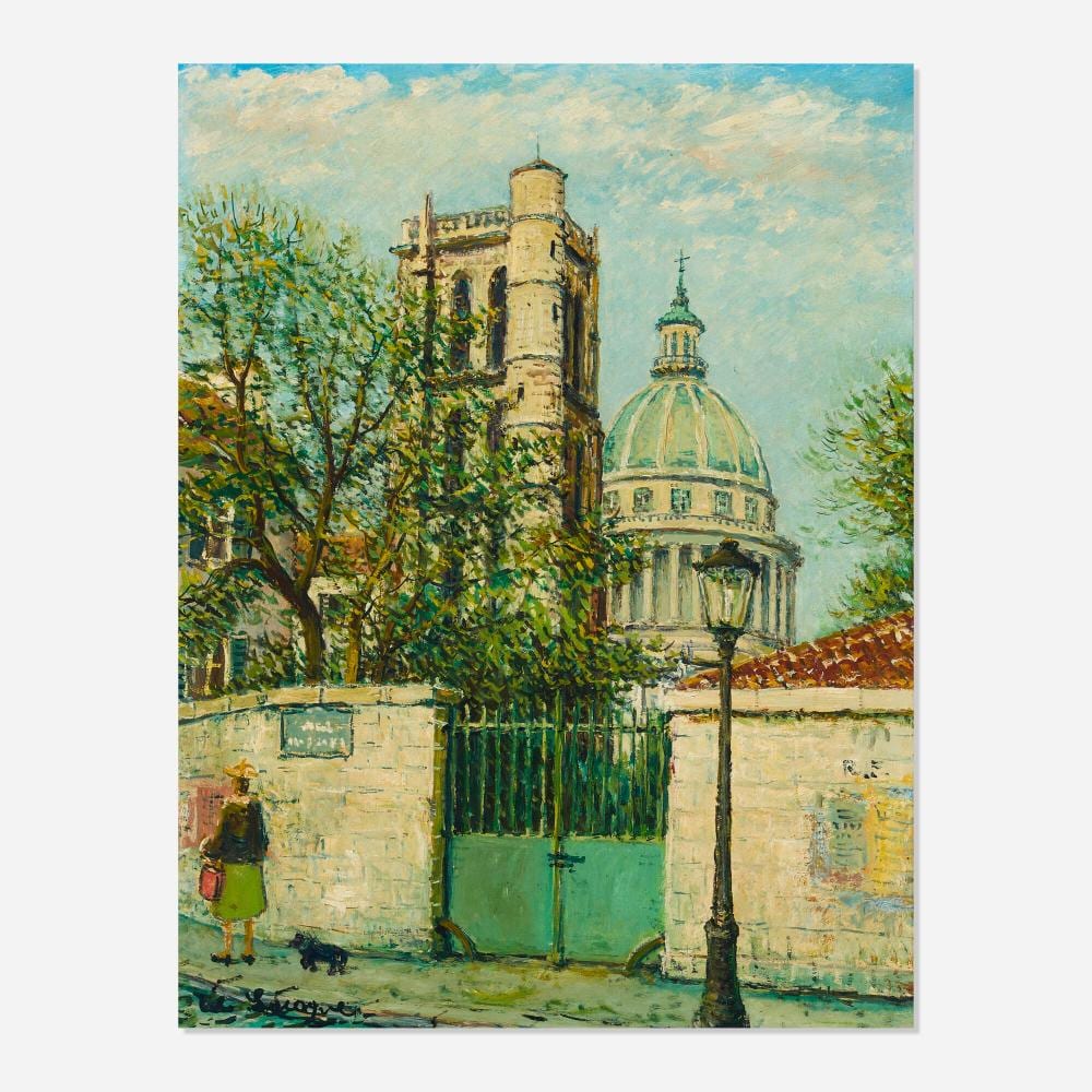 Alois Lecoque comparable auction result: alois lecoque street scene
