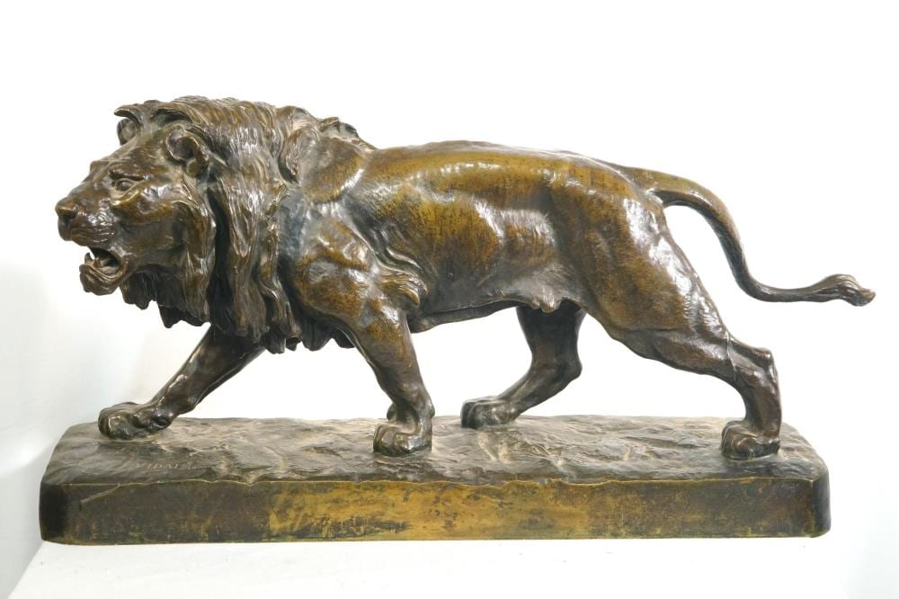 louis vidal 1831 1892 bronze lion · California Auctioneers · 2025-10-26 Louis (1831) Vidal comparable auction result: louis vidal 1831 1892 bronze lion