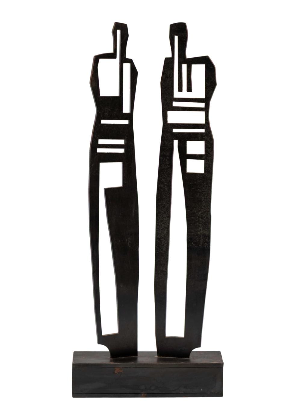 Itzu Rimmer comparable auction result: itzu rimmer b 1948 figures iron sculpture