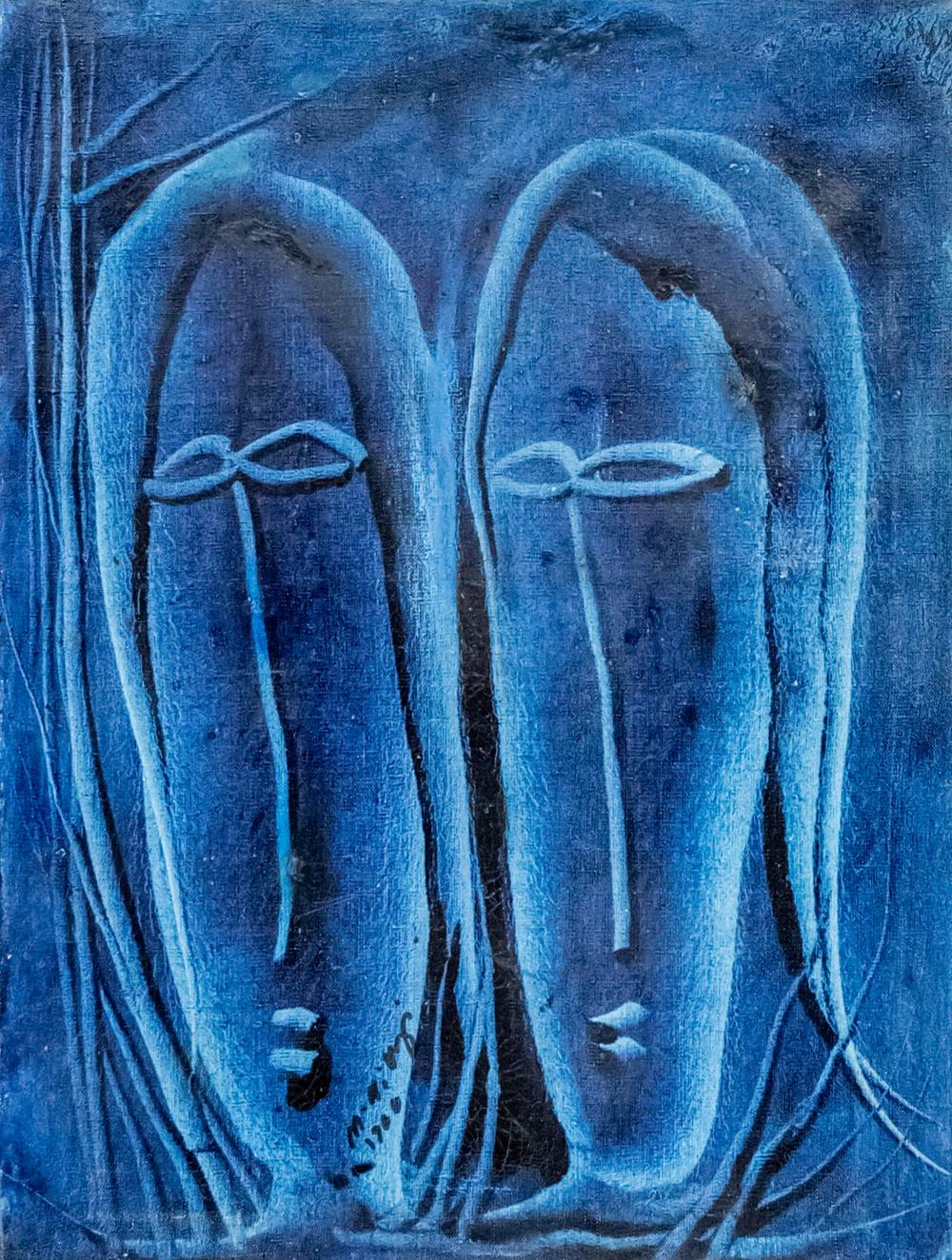 Manoucher Niazi comparable auction result: manoucher niazi b 1936 oil on canvas 1966