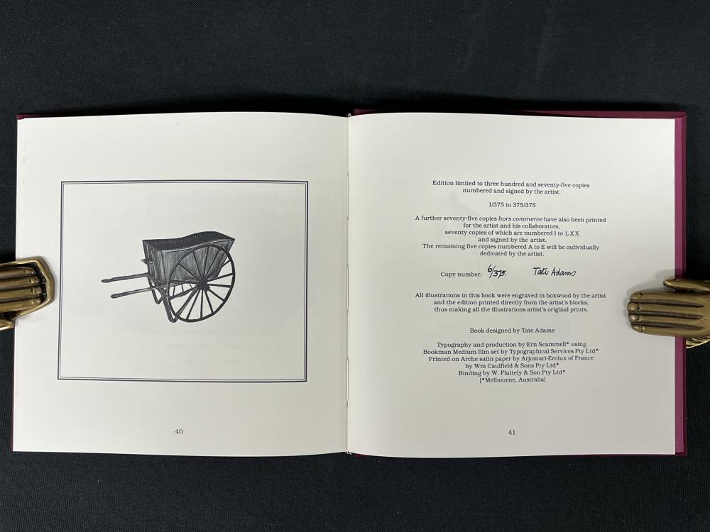 Tate Adams comparable auction result: tate adams signed limited