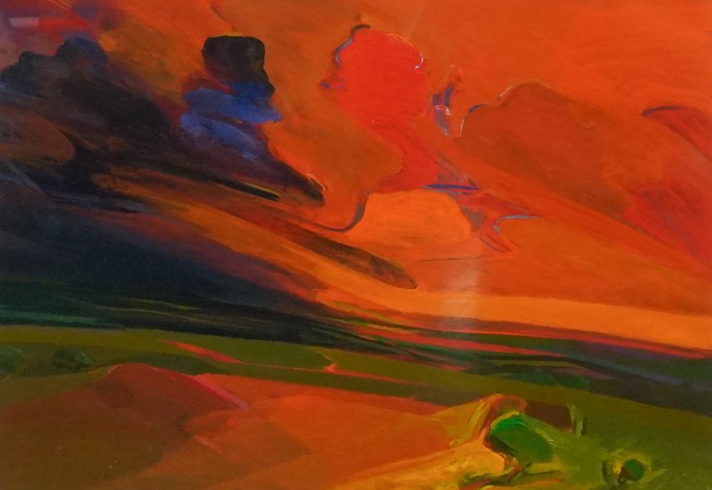 david leverett british 1938 2020 the fifth season oil on paper signed and dated 1988 l r frame 31 x 39 in 78 7 x 99 1 cm · Weschler's · 2025-10-21 David Leverett comparable auction result: david leverett british 1938 2020 the fifth season oil on paper signed and dated 1988 l r frame 31 x 39 in 78 7 x 99 1 cm