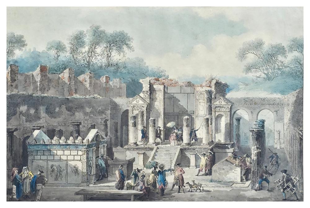 Louis Jean Desprez comparable auction result: louis jean desprez 1743 1804 francesco piranesi