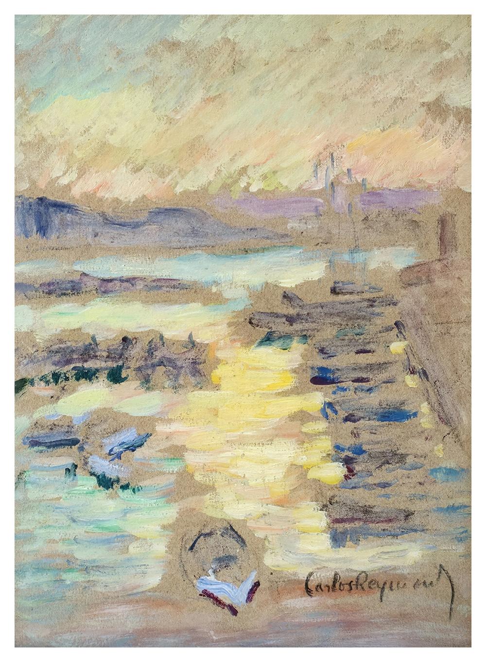 Carlos-Reymond comparable auction result: carlos reymond 1884 1970 le port de saint tropez