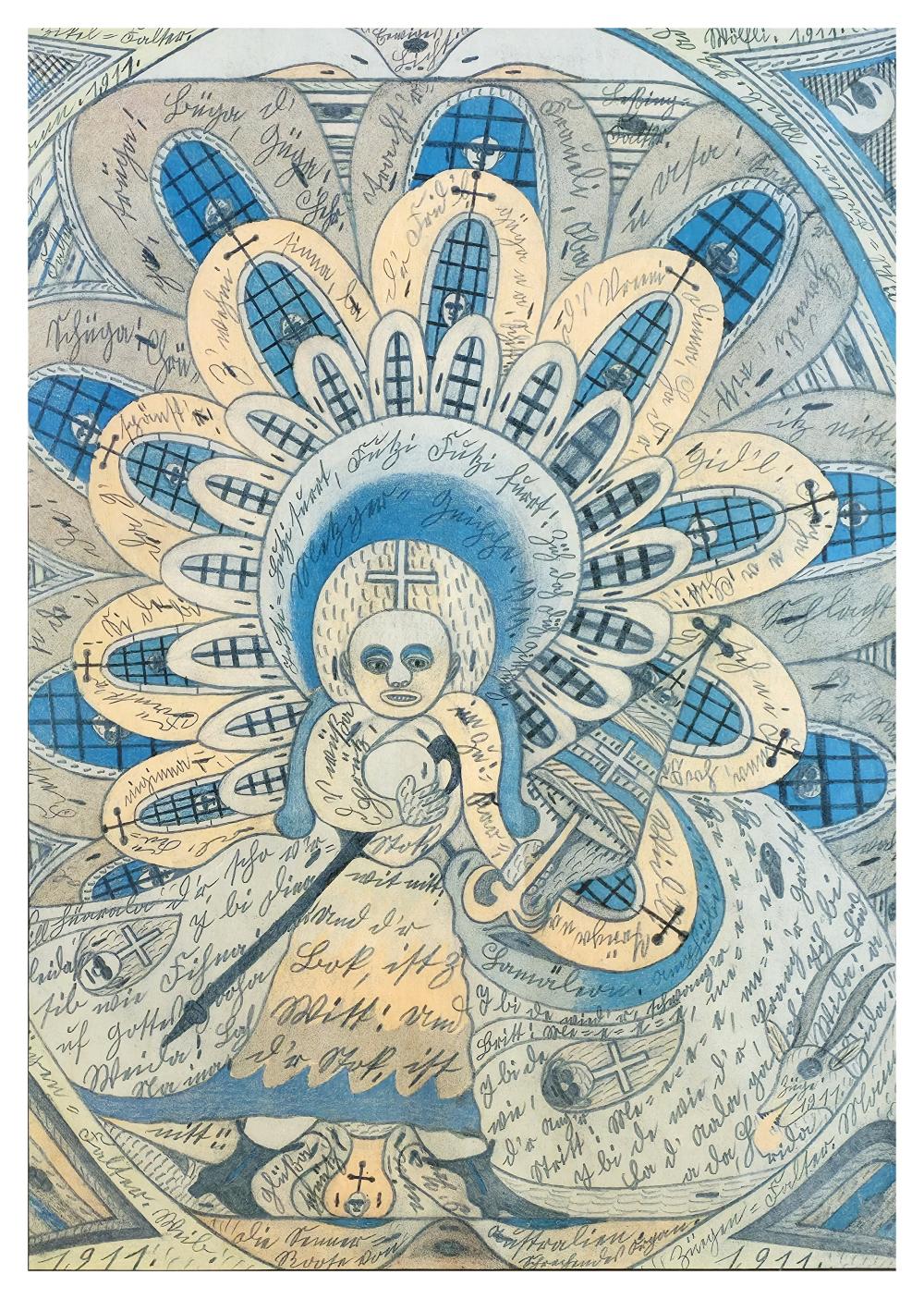 Adolf Wölfli comparable auction result: adolf w lfli 1864 1930 le cr ateur de l univers 1911
