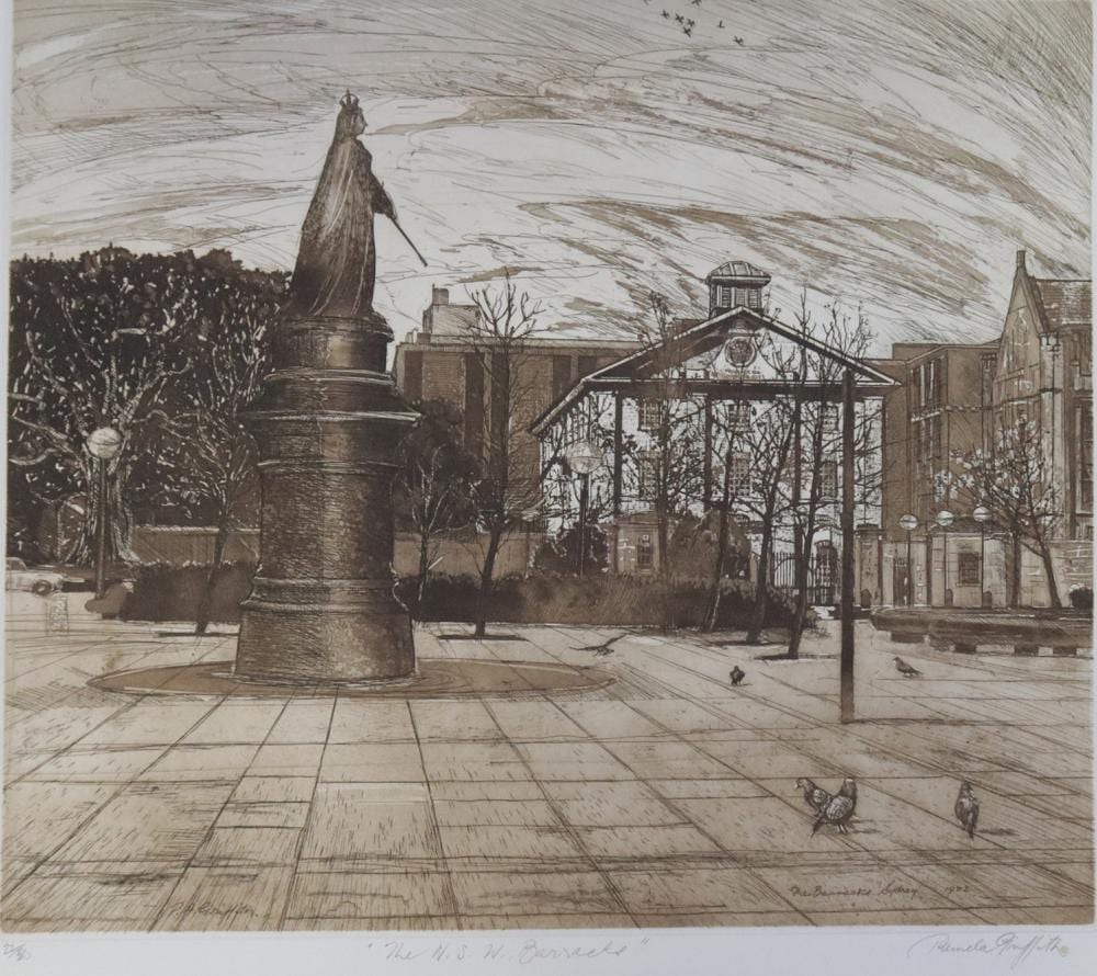 Pamela Griffith comparable auction result: pamela griffith lithograph the n s w barracks ltd ed 22 50 signature and water mark lower right approx 52cm x 45cm