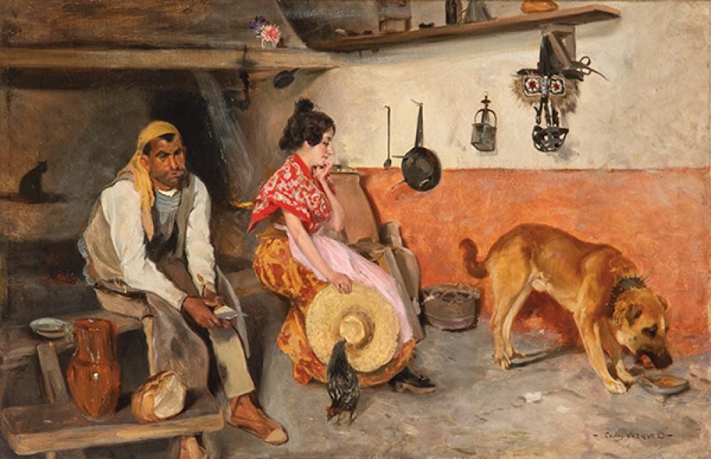 Carlos Vazquez comparable auction result: carlos vazquez la comida del perro
