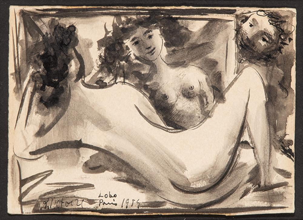 Baltasar Lobo comparable auction result: baltasar lobo mujer ante el espejo