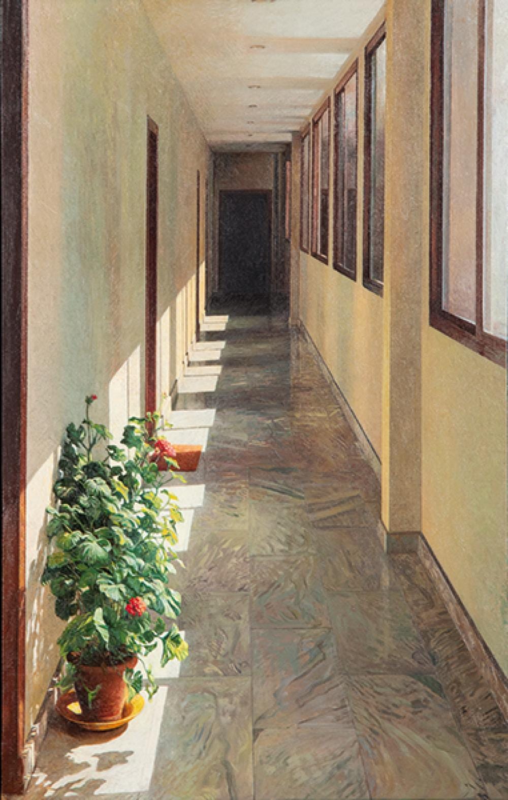 Clara Gangutia comparable auction result: clara gangutia el geranio